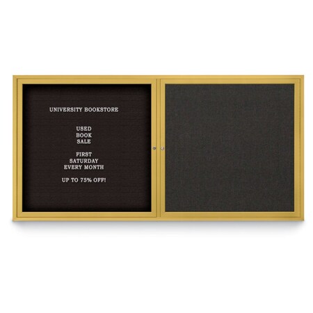 United Visual Products Corkboard, Medium Grey/White, 72"x36" UV407PLUS-WHITE-MEDGRY